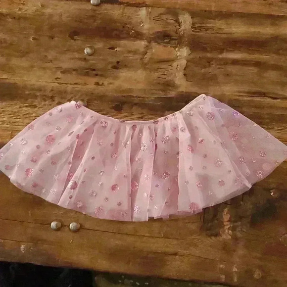 little stars Other - Pink skirt with glitter dots